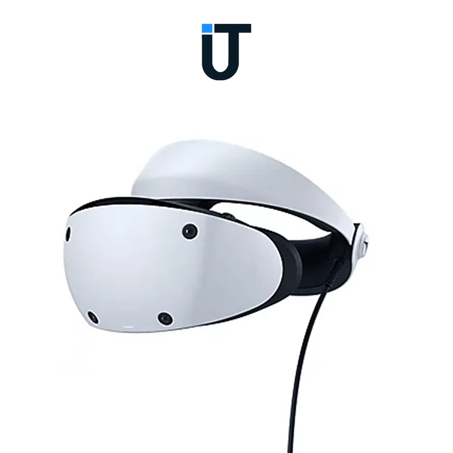 gamer enjoying Horizon VR on playstation vr2 with 3D audio headset