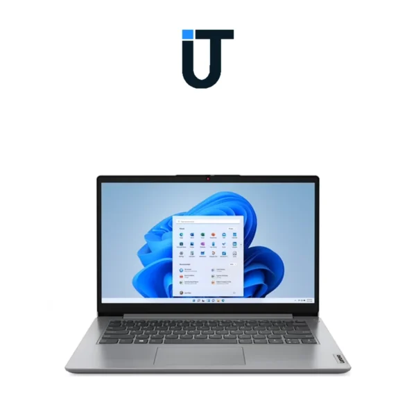 Lenovo IdeaPad 14 laptop angled on desk for school or office use