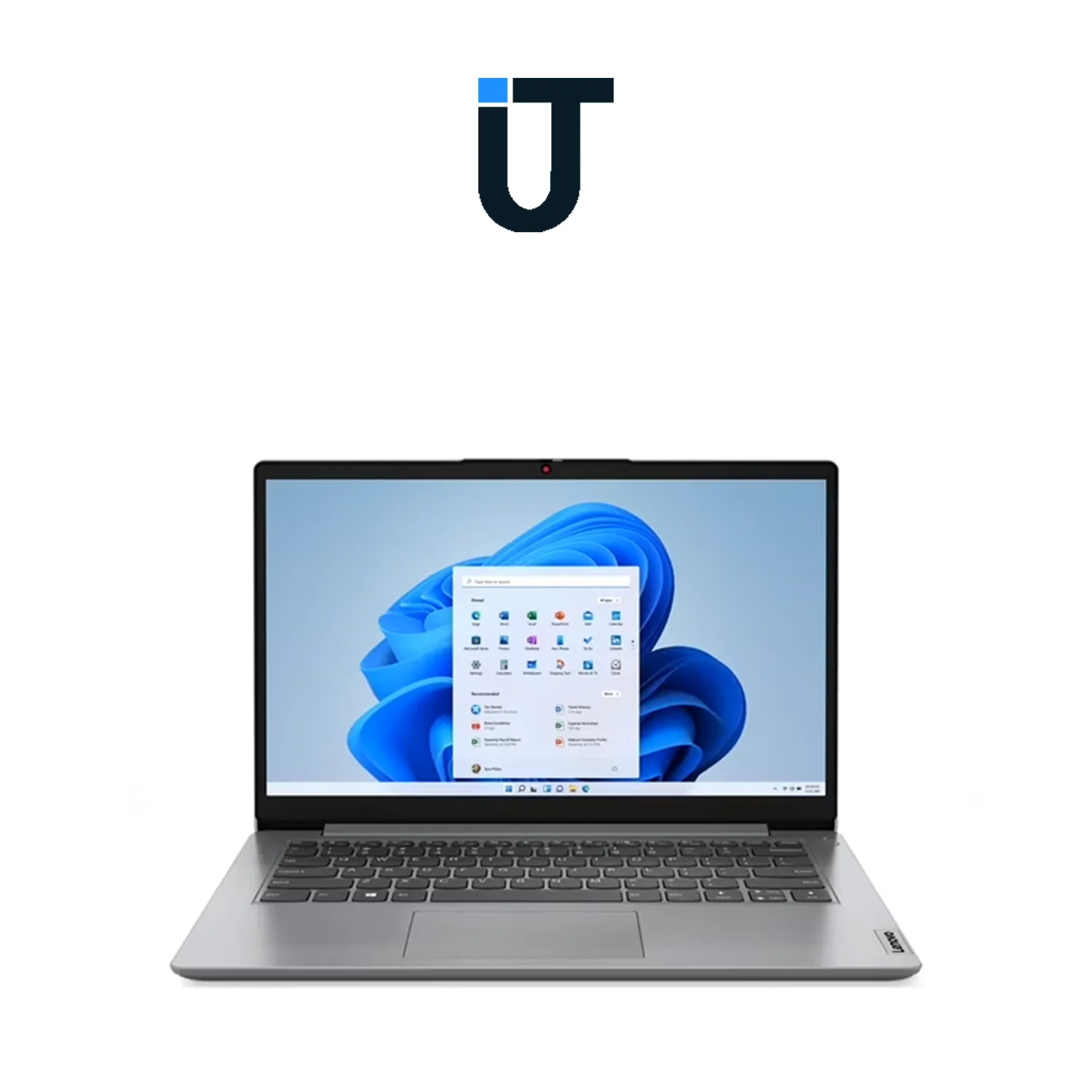 Lenovo IdeaPad 14 laptop angled on desk for school or office use