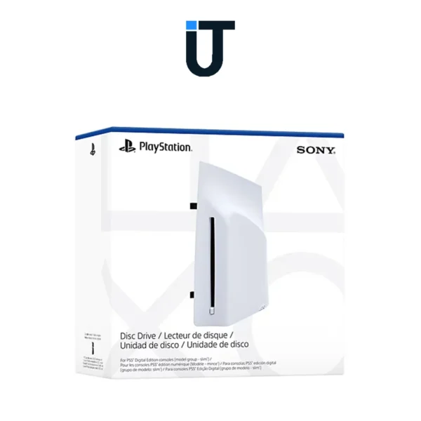 ps5 digital edition with disc drive accessory attached