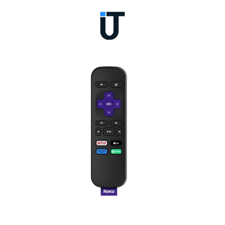user installing roku express hd on a living room TV setup