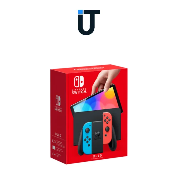 Close-up of Nintendo Switch OLED screen displaying vivid in-game graphics