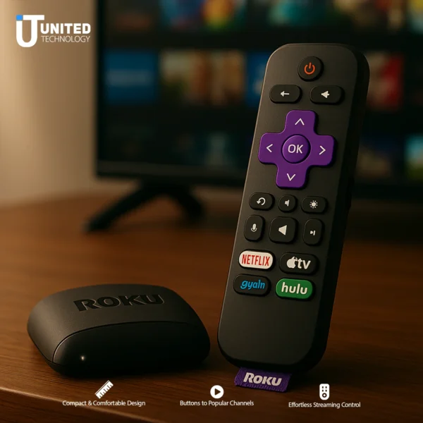 roku express hd setup on a flat-screen TV for smooth HD playback