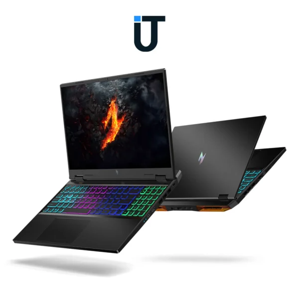 Predator gaming laptop with Intel Core Ultra 7 and RGB keyboard glowing