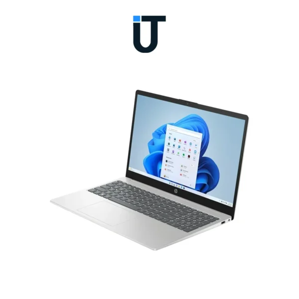 HP Laptop with AMD Ryzen 5 and 15.6″ Display – Silver Design