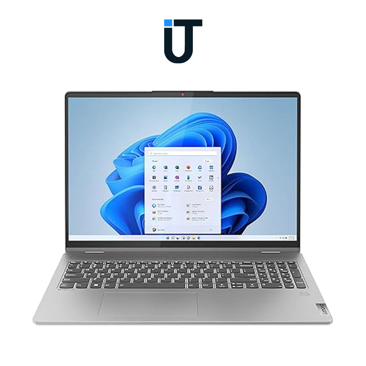 Lenovo IdeaPad Flex 5 16" laptop in tent mode