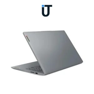 Student working on Lenovo IdeaPad Slim 3i in a cafe