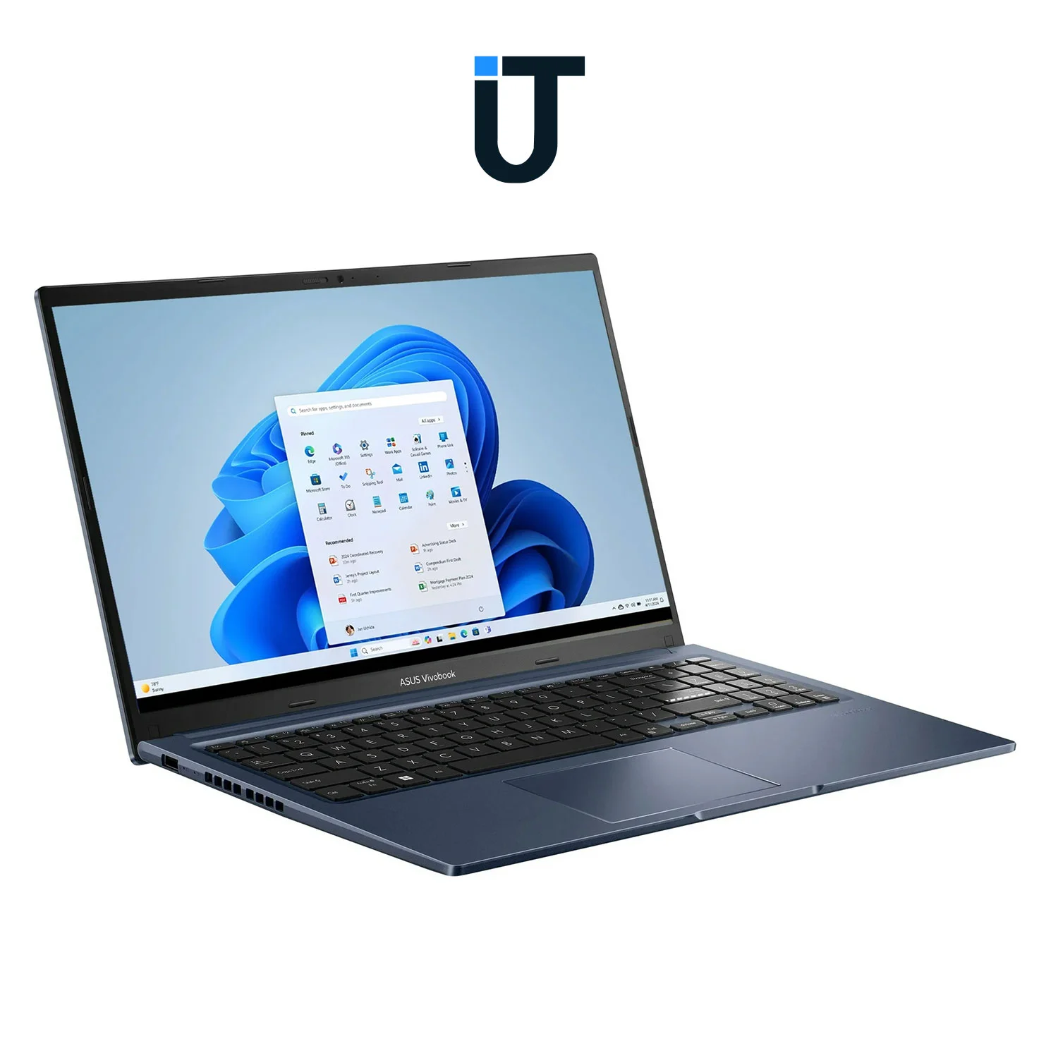 ASUS Vivobook Core i5 keyboard and touchpad close-up