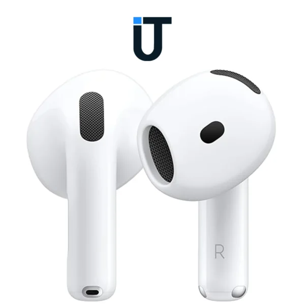 AirPods 4 earbuds white close-up