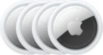 Apple AirTag 4 Pack with sleek white design