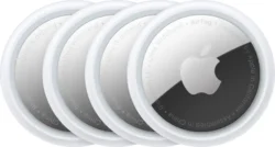 Apple AirTag showing UWB chip highlight