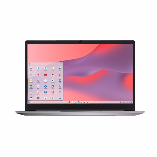 Chrome OS interface displayed on Lenovo Chromebook