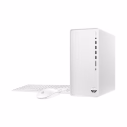 Side angle of HP Pavilion Desktop for multitasking users