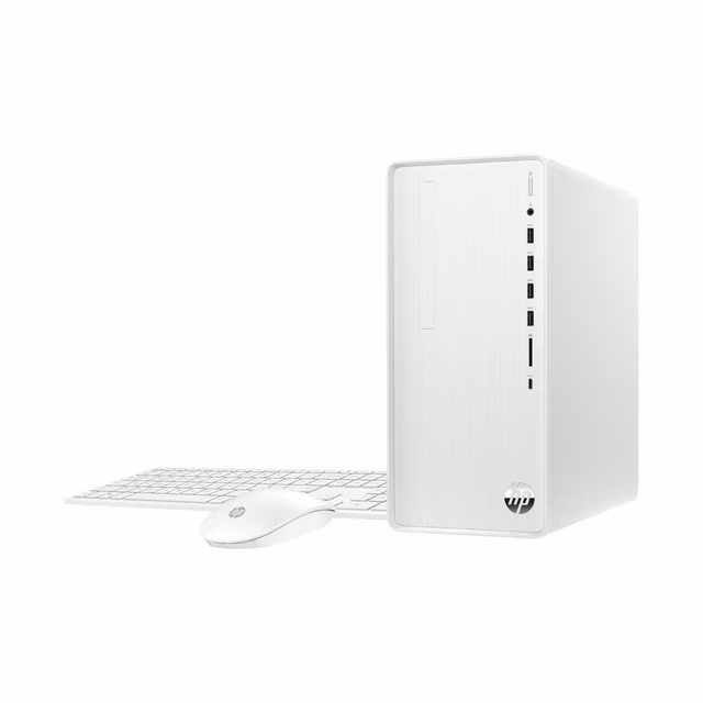 Side angle of HP Pavilion Desktop for multitasking users