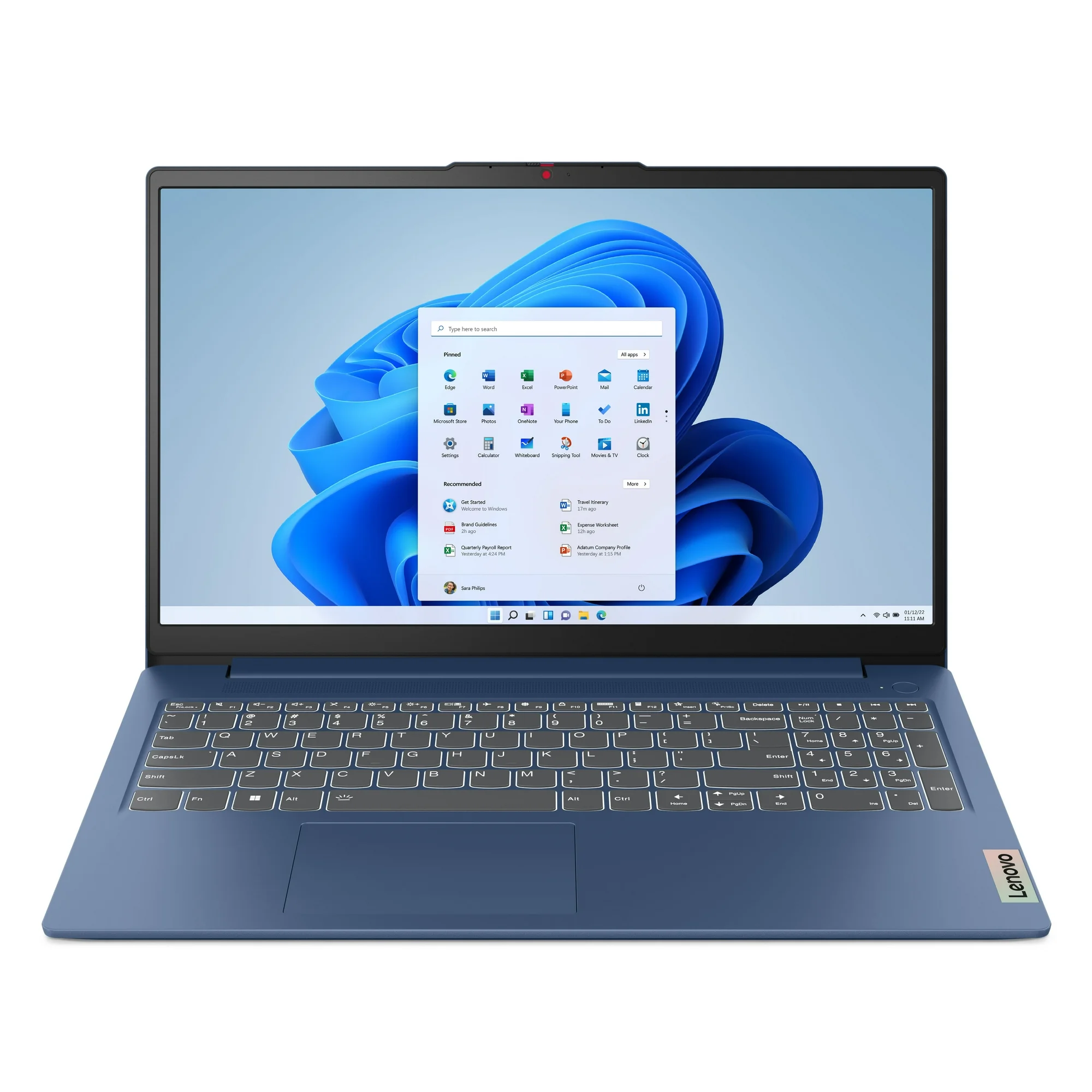 Lenovo IdeaPad Slim 3 Front view unboxing