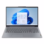Front-facing view of Lenovo IdeaPad Slim 3 in Arctic Gray