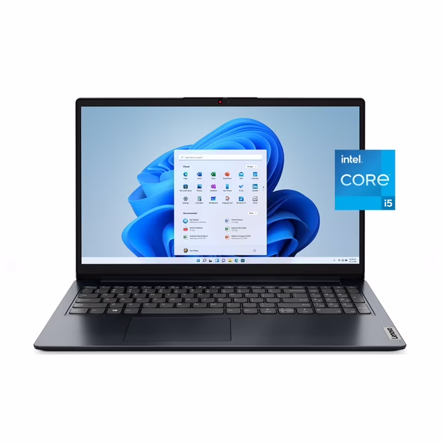 Full HD display of Lenovo IdeaPad 1i with vibrant screen