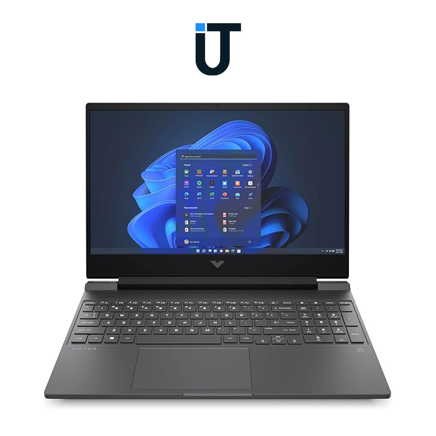 Victus 15.6” laptop showing Windows 11 desktop