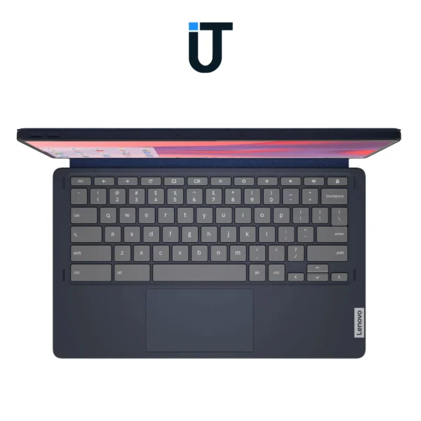 Lenovo IdeaPad Duet 5 Chromebook front open with OLED screen