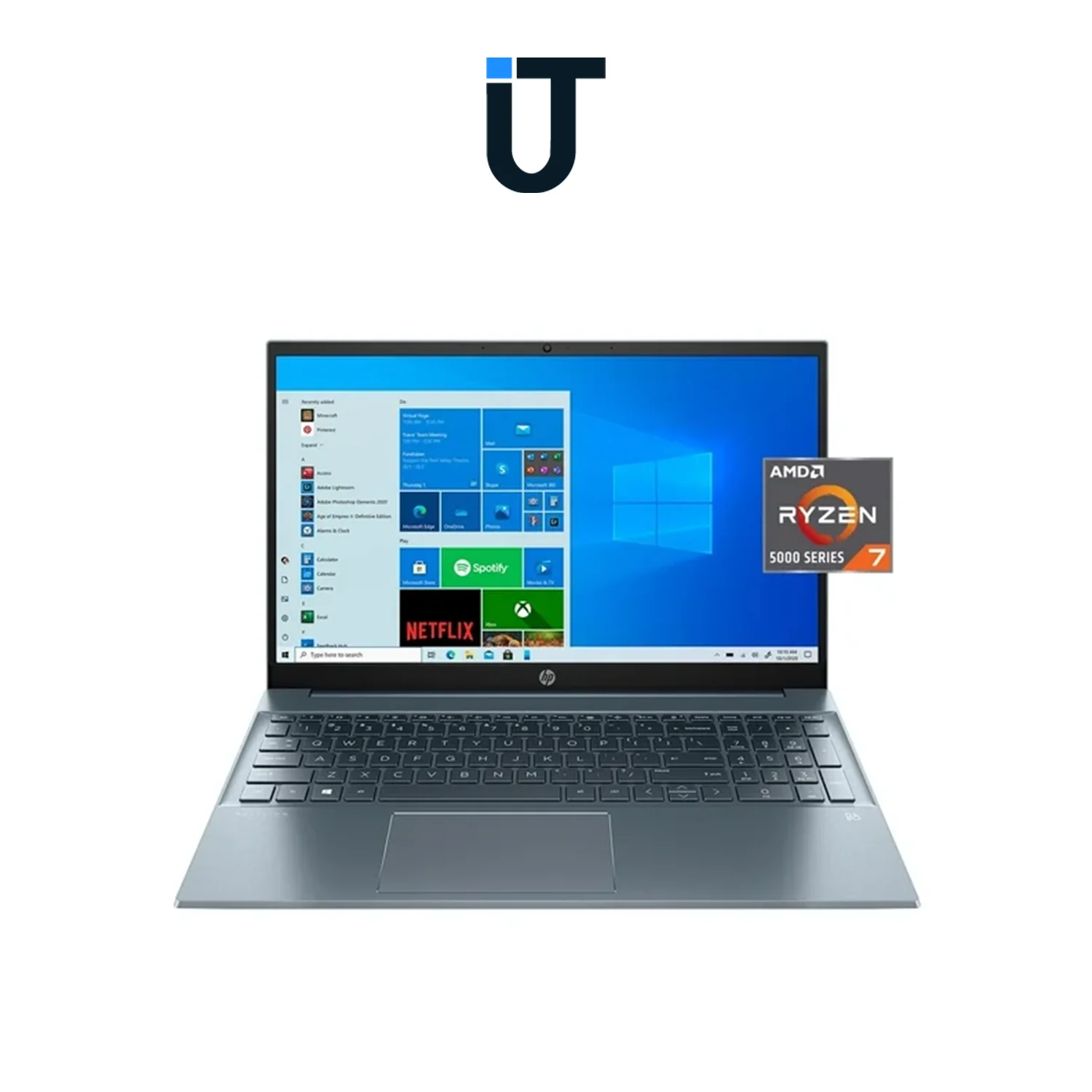 Ryzen 7-powered Pavilion 15 laptop with stylish Horizon Blue body