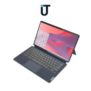 Detachable Lenovo Duet 5 in tablet mode on desk