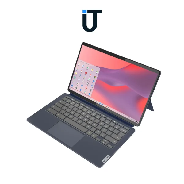 Detachable Lenovo Duet 5 in tablet mode on desk