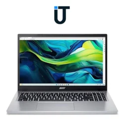 acer aspire 5 open lid showing intel core i3 processor sticker