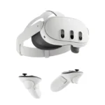 Meta Quest 3 in charging dock