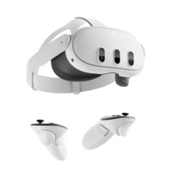 Meta Quest 3 in charging dock