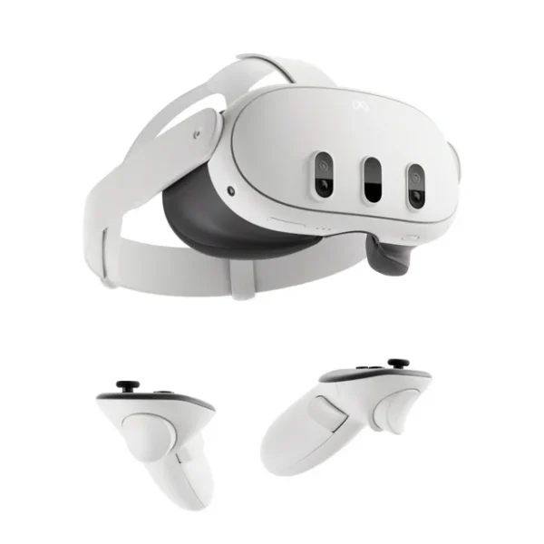 Meta Quest 3 in charging dock