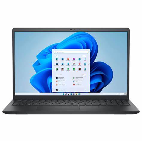 Lightweight Dell Inspiron laptop held in one hand