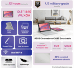 ASUS CM30 Chrome tablet used for digital drawing