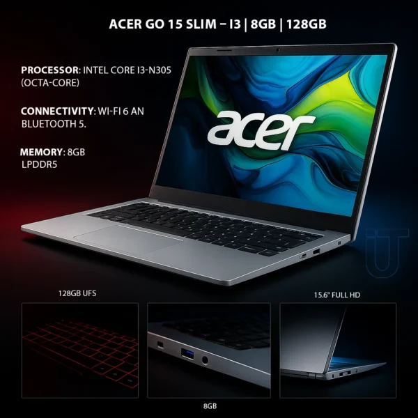 acer aspire 5 laptop showing windows 11 start screen