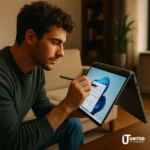Lenovo Flex 5i touchscreen in tablet position