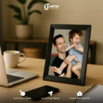 Nixplay 10.1 showing family vacation photos