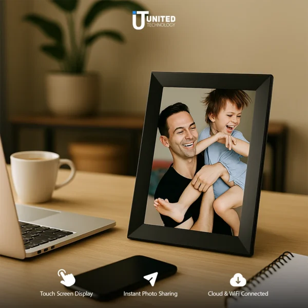 Nixplay 10.1 showing family vacation photos