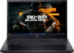 Back view of Acer Nitro 5 laptop cooling system and vent design