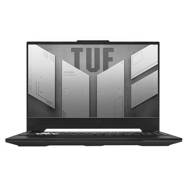 Top angle view of ASUS laptop 15.6 gaming model
