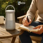 Side profile of Bose Revolve+ II speaker with handle